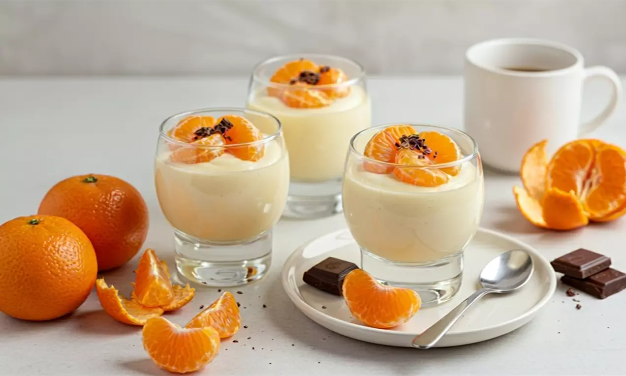 Плодов крем с мандарини