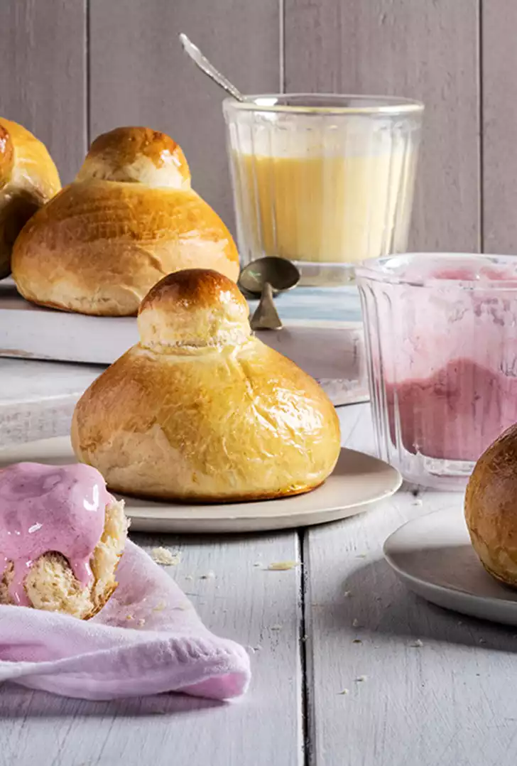 Brioche con il tuppo