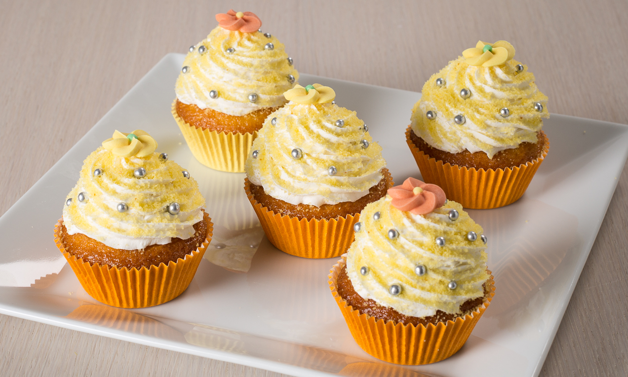 Cupcakes mimosa