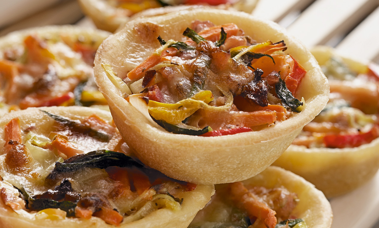 Mini-Crostate di verdure colorate Ricetta | Dr. Oetker