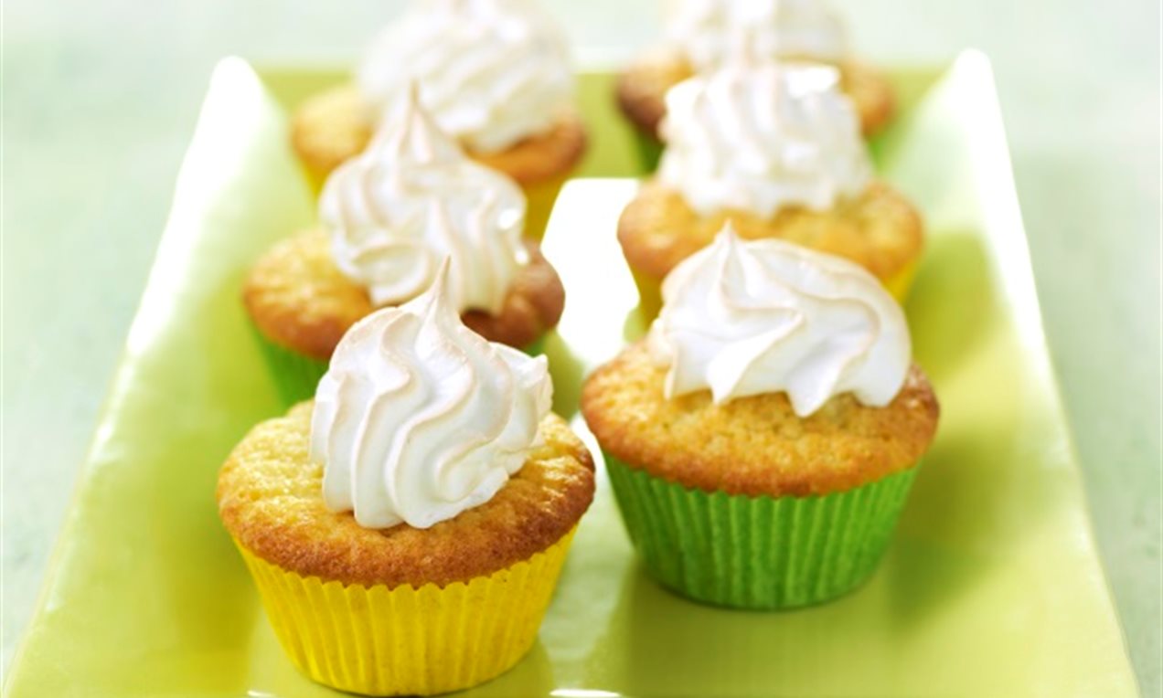 Citroencupcakes met citroen meringue Recept Dr. Oetker