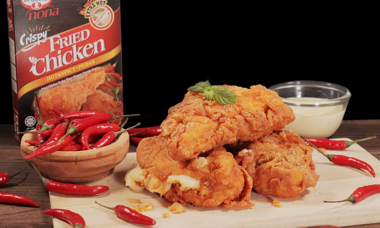 Spicy Cheesy Fried Chicken Recipe Dr. Oetker