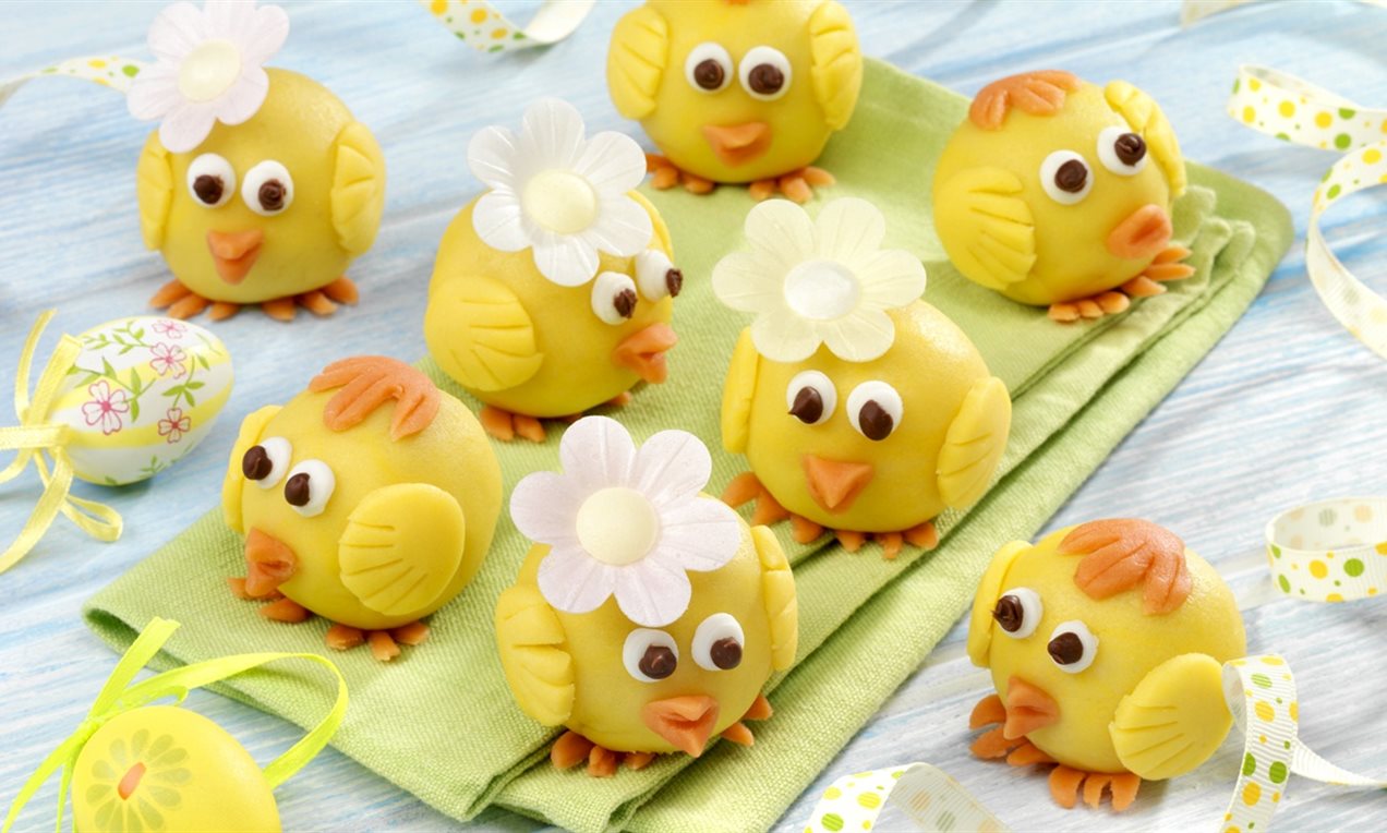 Marzipan Chirpy Chick Truffles Recipe | Dr. Oetker