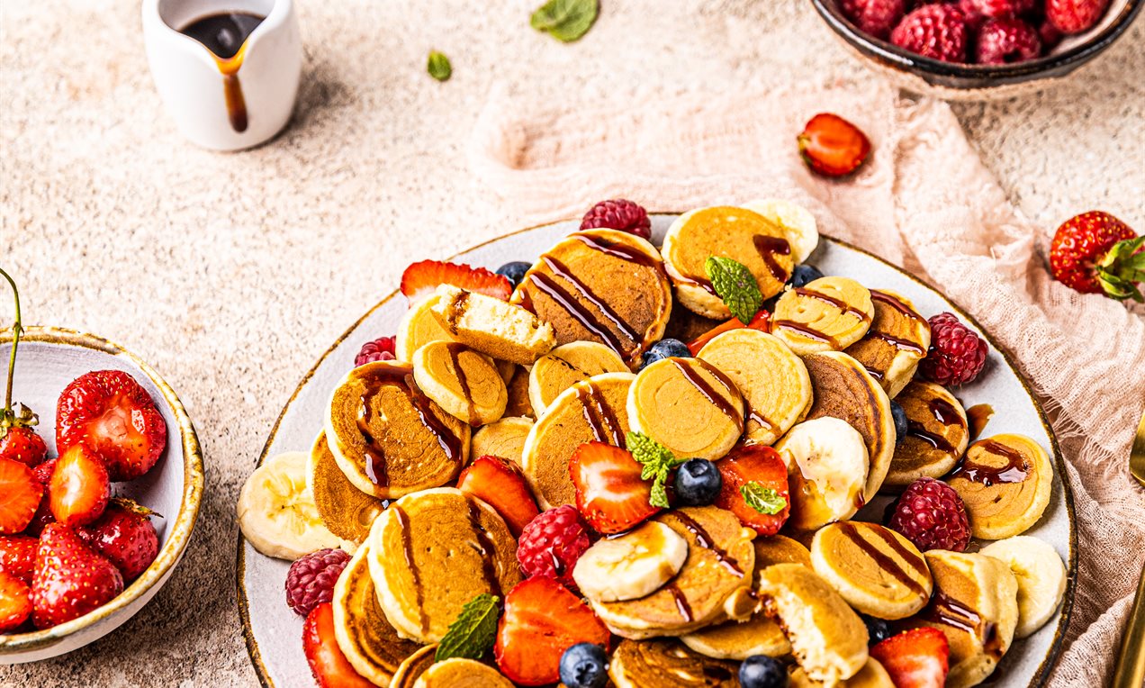 Mini Pancakes BOWL Przepis Dr. Oetker