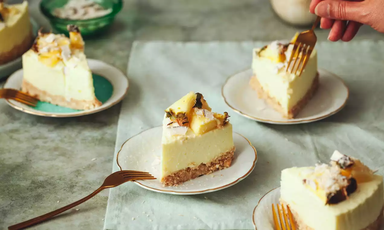 svěží anansový dort