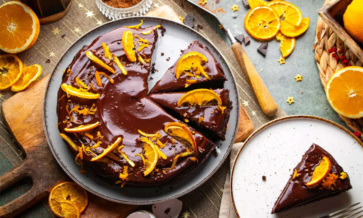 Шоколадово портокалов сладкиш без брашно