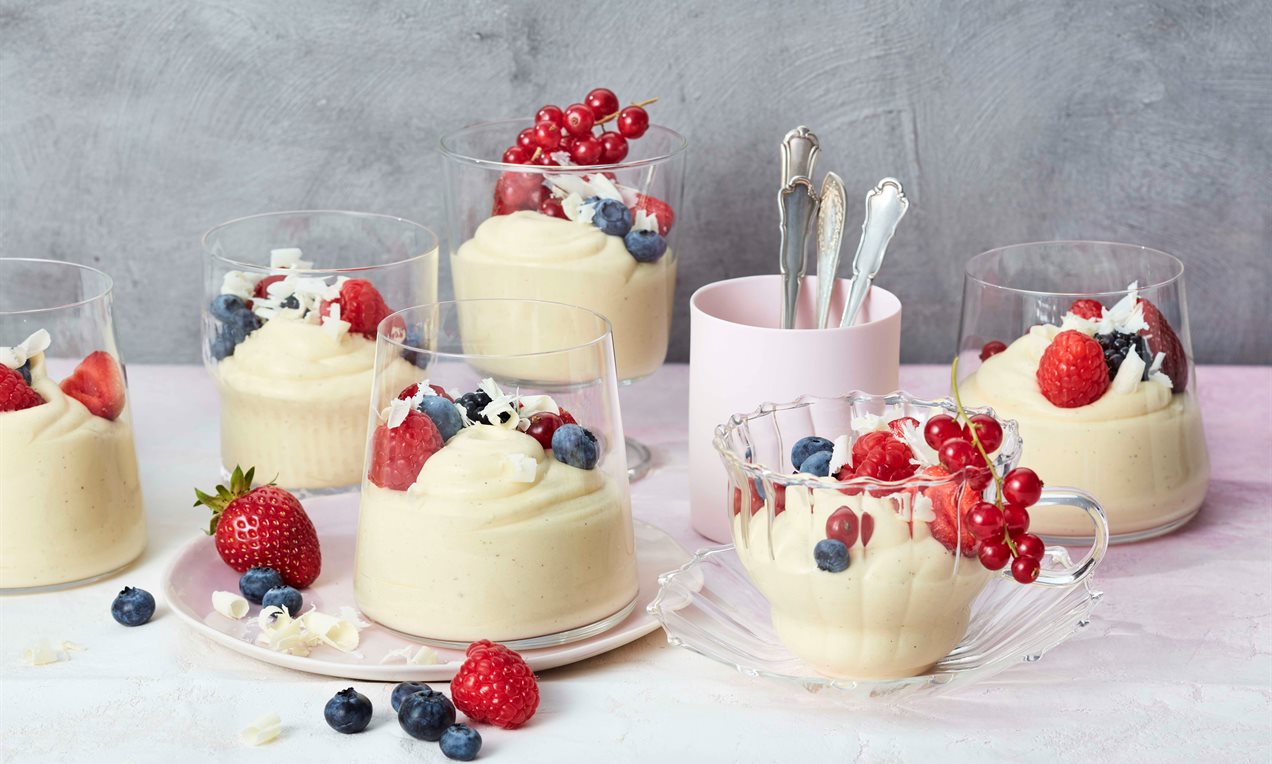 Weisses Mousse Au Chocolate