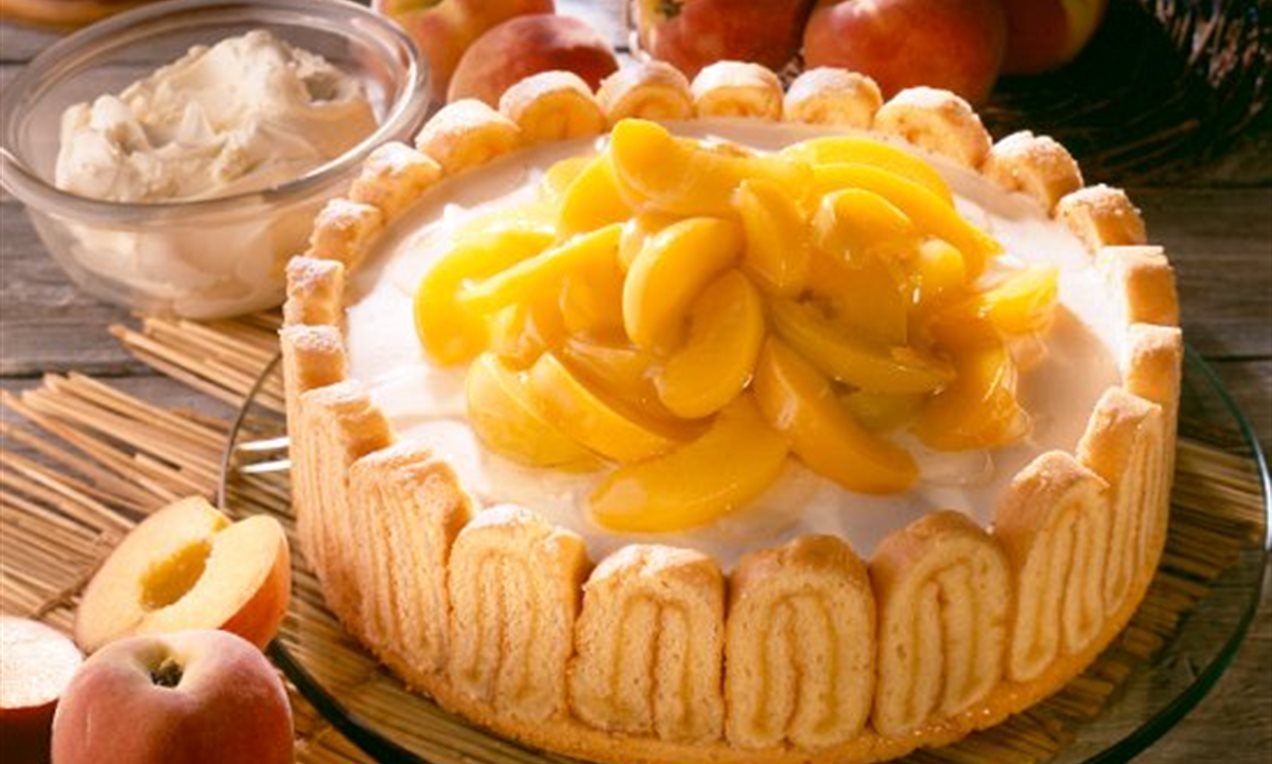 Pfirsich-Mascarpone-Torte Rezept | Dr. Oetker Pfirsich-Mascarpone-Torte Rezept | Dr. Oetker