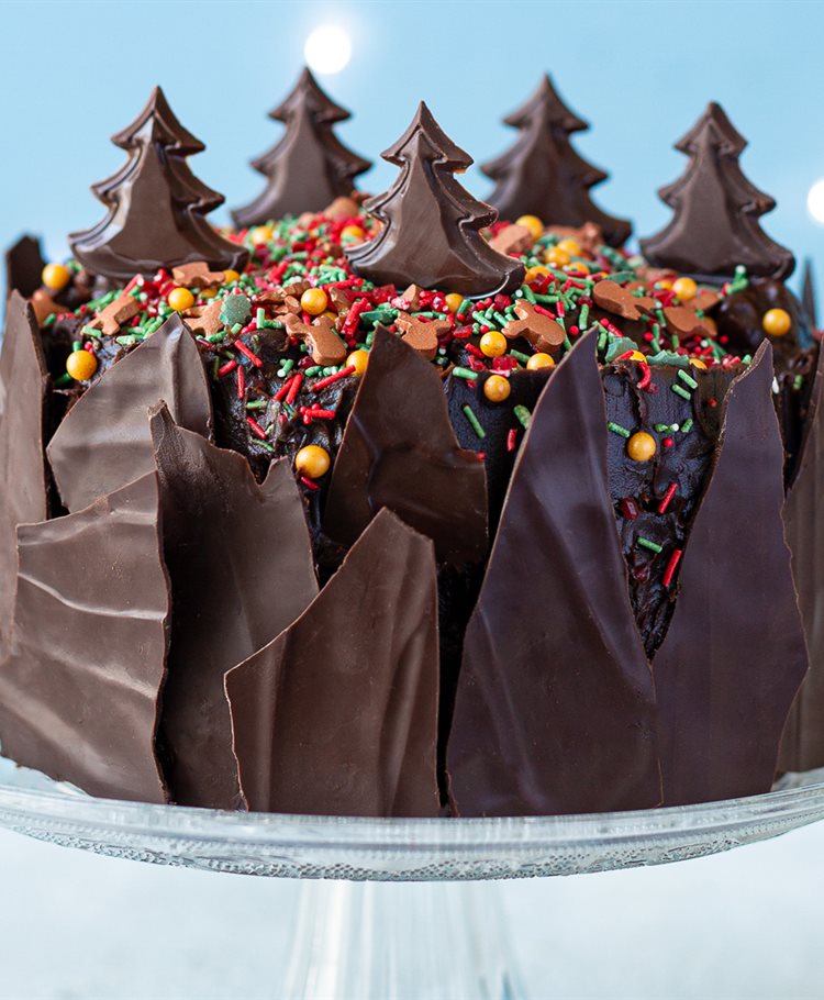 Christmas Chocolate Tree Cakes Recipe