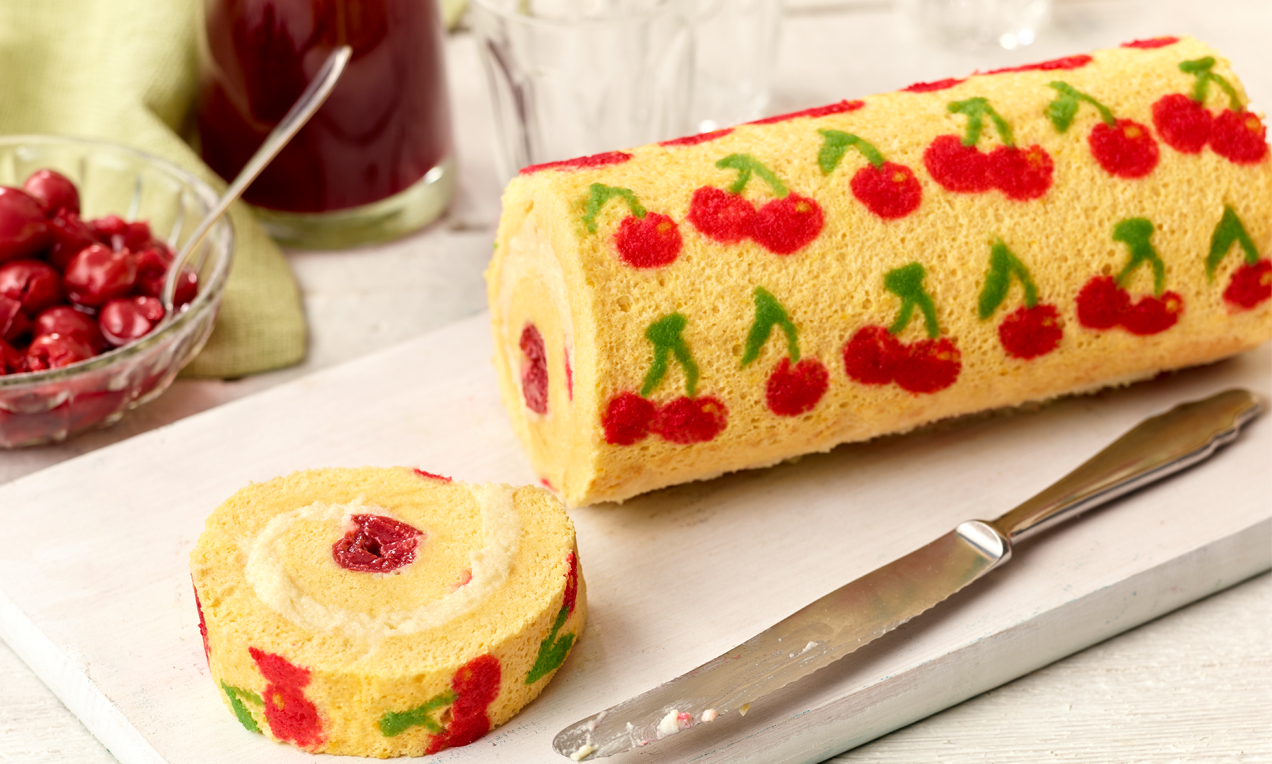 Kirschroulade Rezept | Dr. Oetker