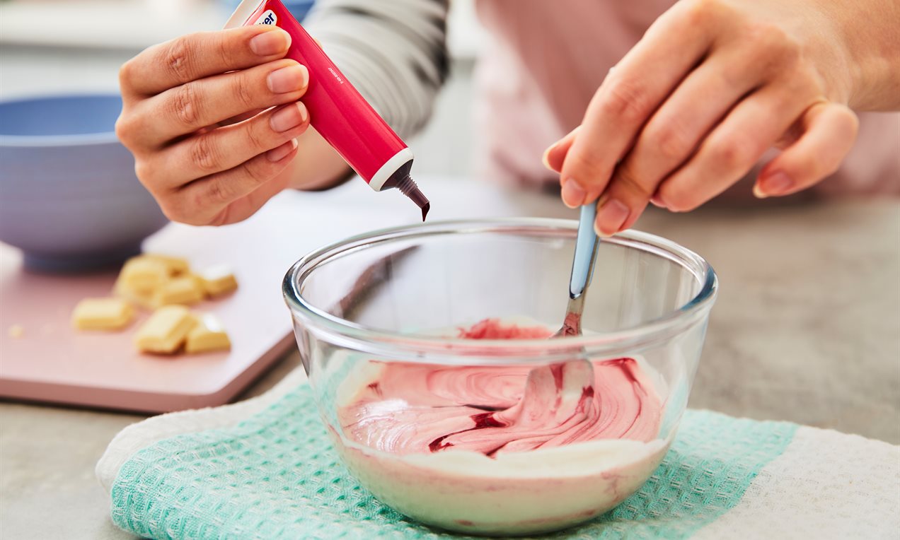 Colour Gel in White Chocolate