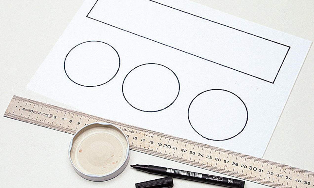 Schokoladen-Ornamente Schablonen