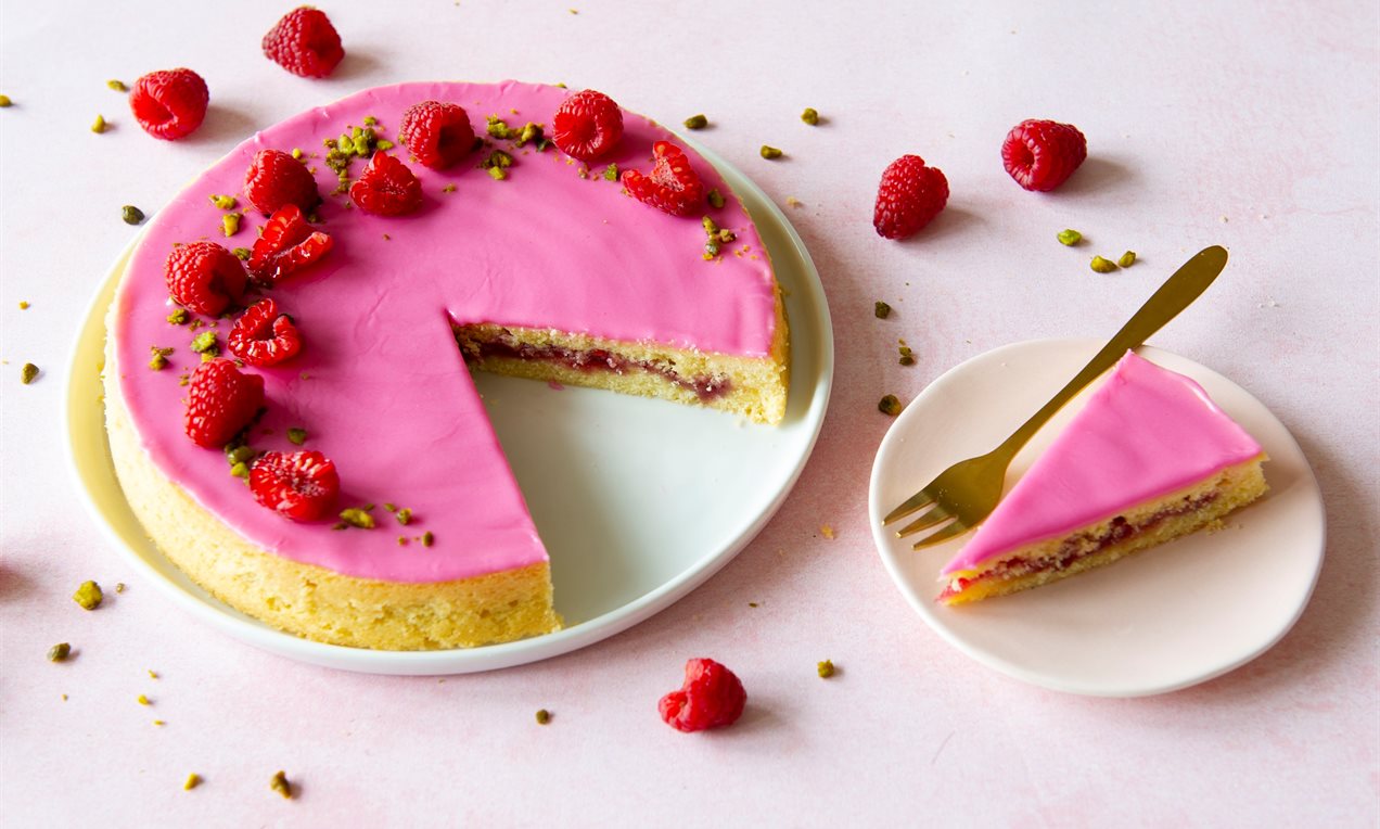 zelfstandig naamwoord Omzet terras Roze koeken taart Recept | Dr. Oetker