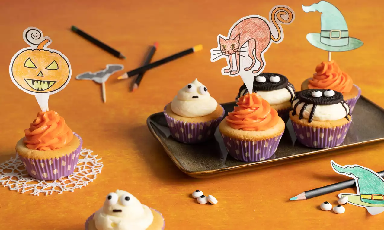 mooi zo Verwacht het honing Cupcakes Halloween Recept | Dr. Oetker