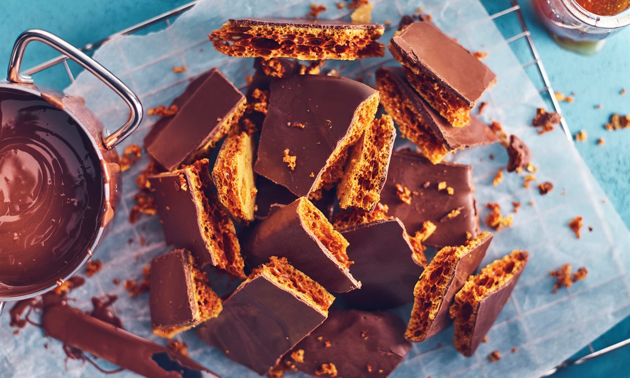 Chocolate Honeycomb Chunks