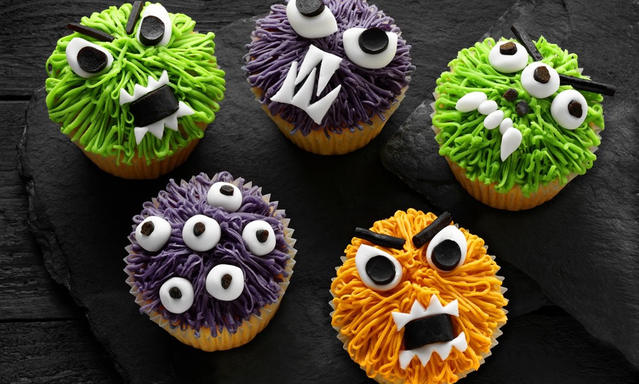 Halloween Monster Cupcakes Recipe | Dr. Oetker
