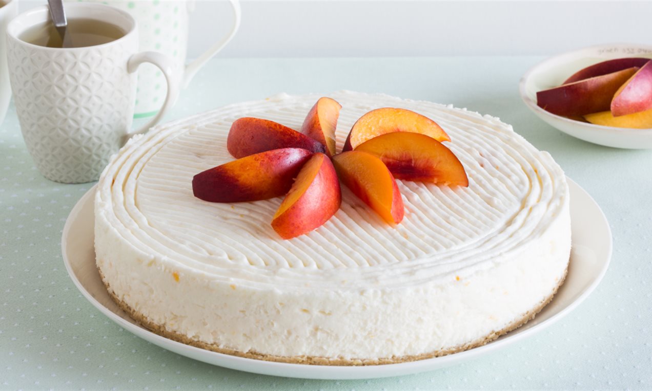 Nectarine Yoghurttaart Recept Dr. Oetker