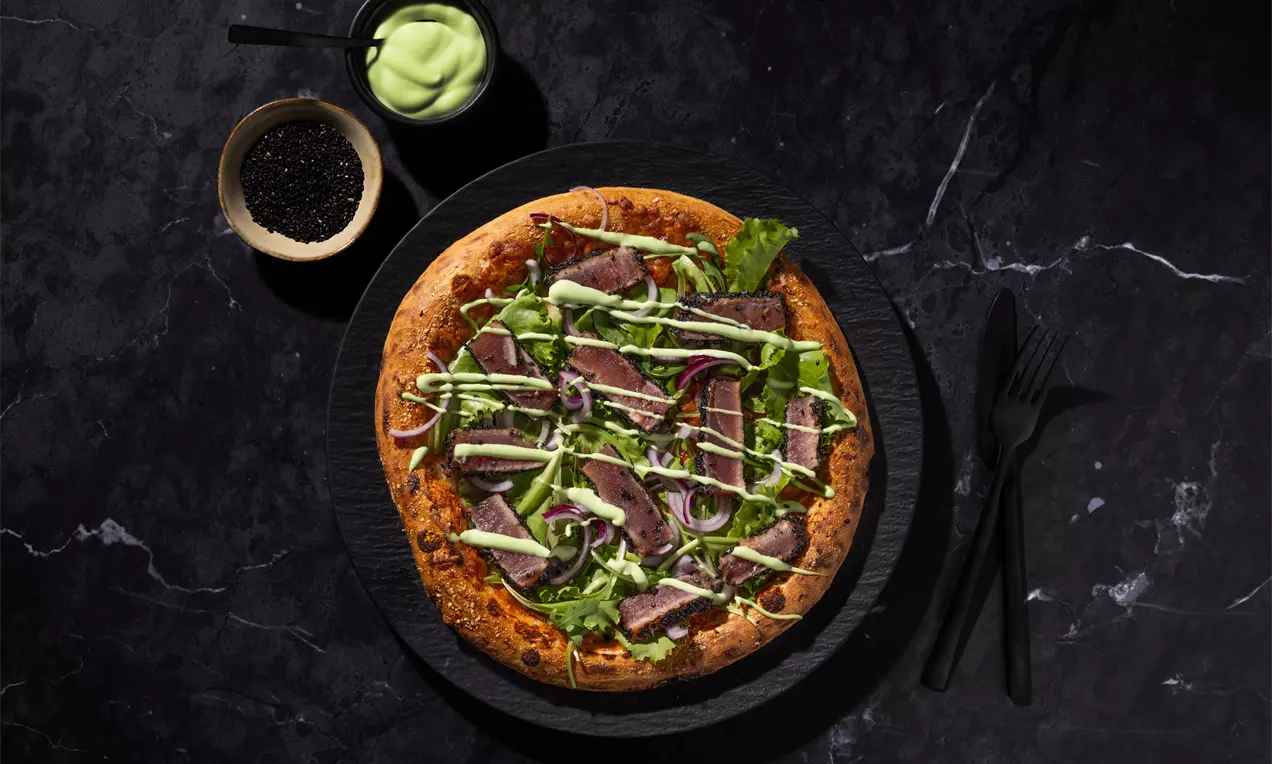 Pizza tonijnsteak