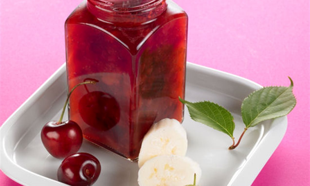 Confiture fraisescerisesbananes Recette Dr. Oetker
