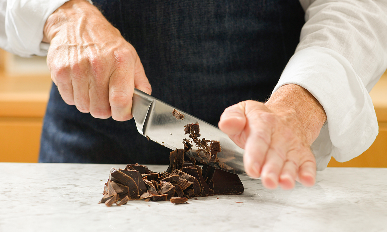 Küvertüre hacken Ausschnitt DSC6569