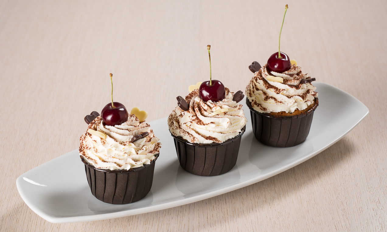 Cupcake senza glutine alle ciliegie