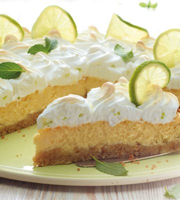 Key Lime-juustokakku Reseptit | Dr. Oetker