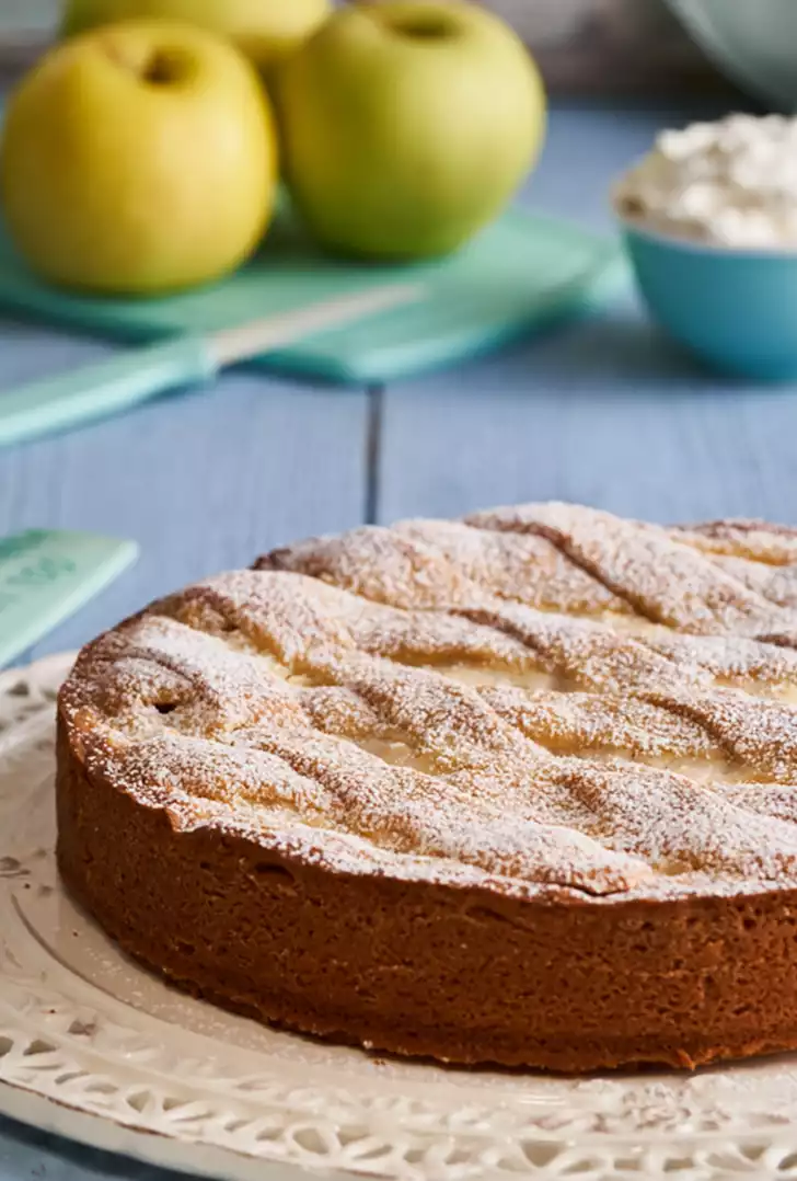 crostata mele e mascarpone