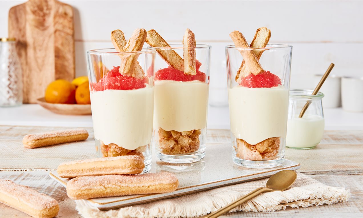 GrapefruitDessert Rezept Dr. Oetker
