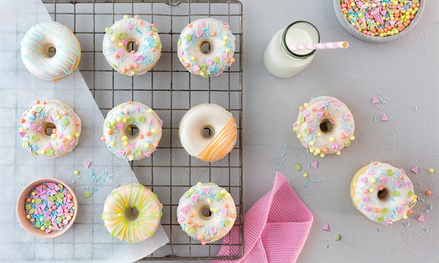 Donutblech Rezept, Besuchen Donuts