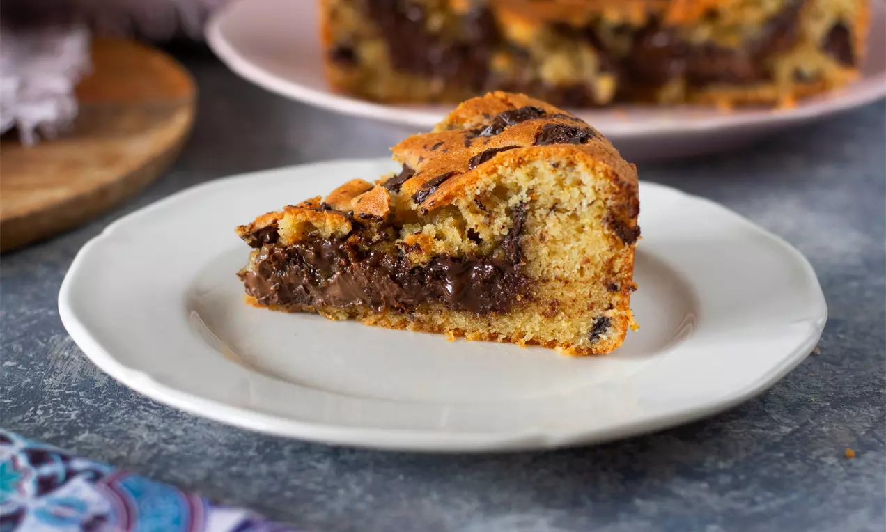 Голямата бисквитка с много шоколад