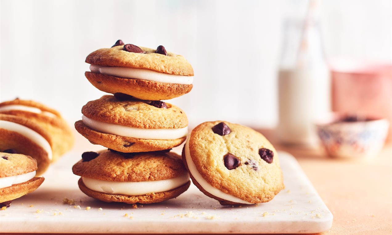 Chocolate Chip Cookie Sandwiches Recipe Dr. Oetker