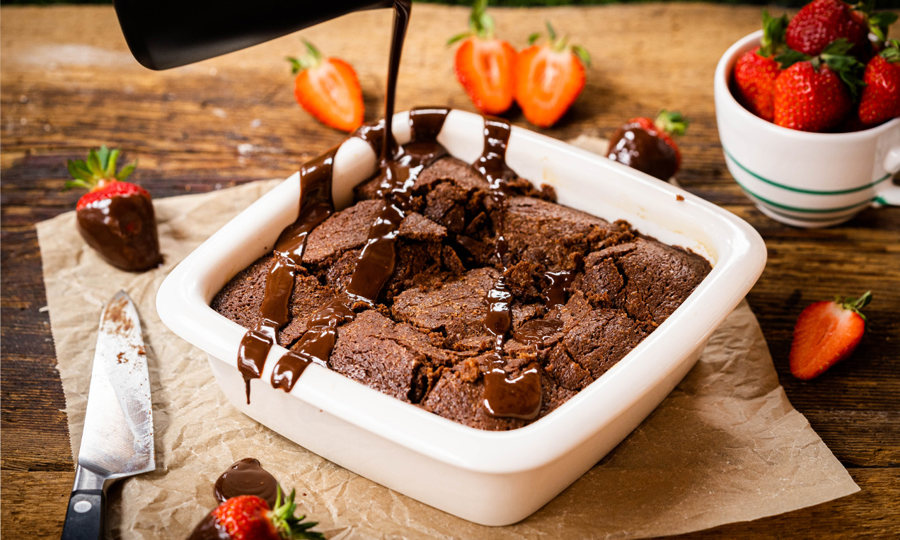 Brownie vom Grill Rezept Dr. Oetker