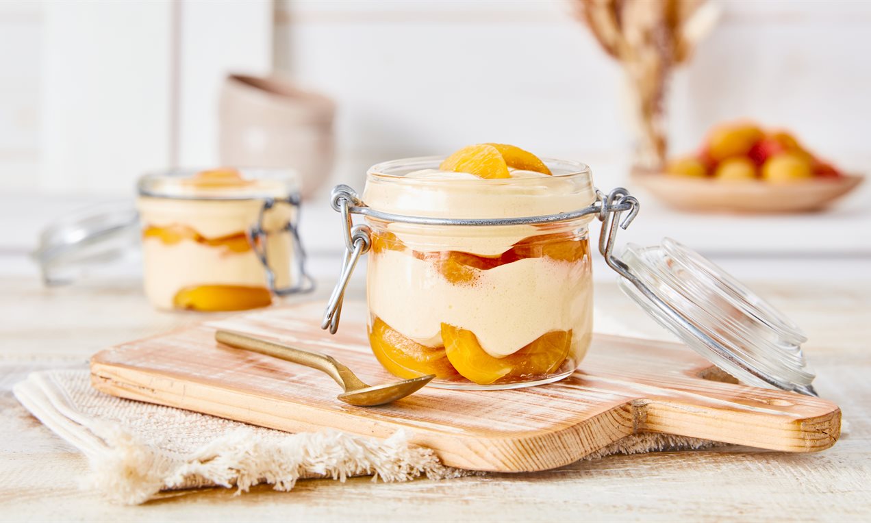 Свеж десерт с кайсии Pецепта | Dr. Oetker