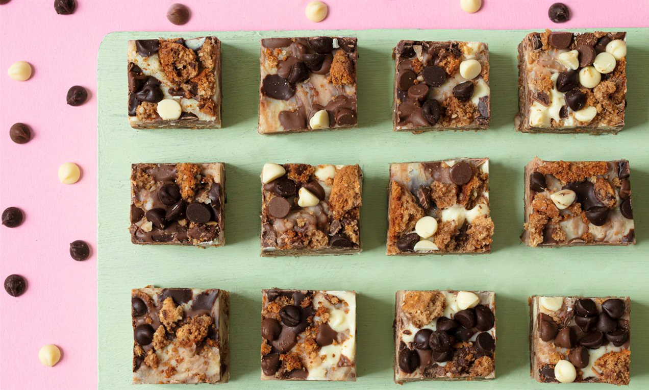 6 Ingredient Chocolate Chip Cookie Dough Fudge Recipe | Dr. Oetker