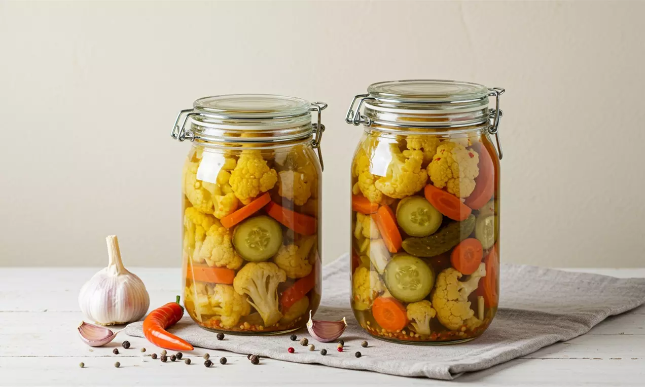 Хрупкава туршия от карфиол