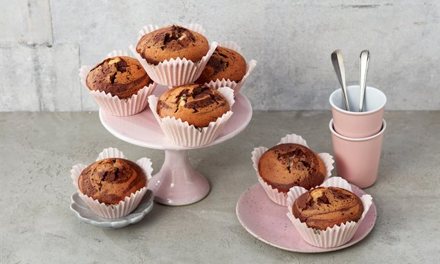 Einfache Marmor-Muffins Rezept | Dr. Oetker