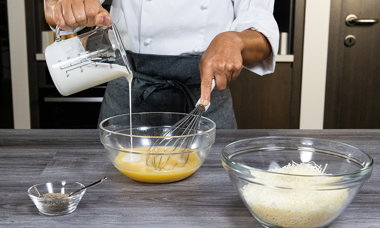 step quiche lorraine