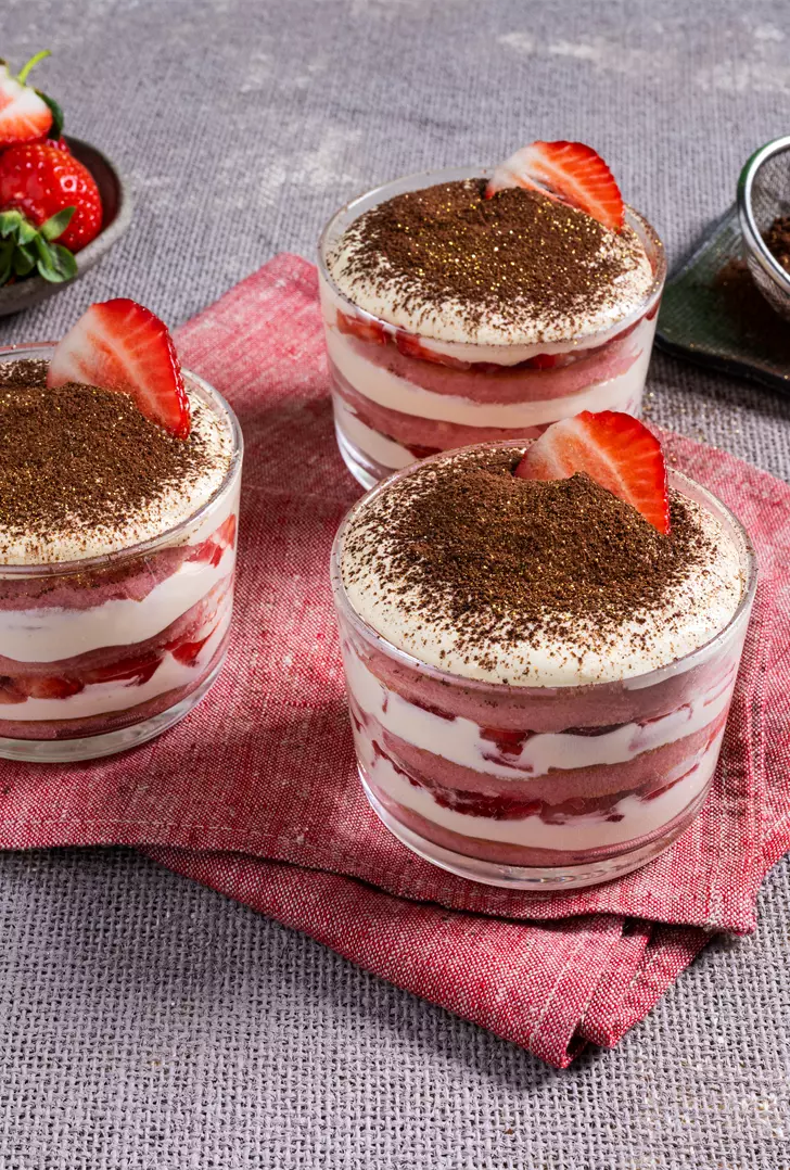 Tiramisù alle fragole