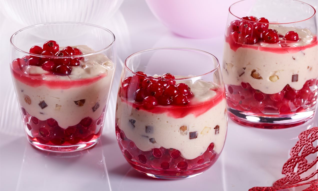 Johannisbeer-Dessert Rezept | Dr. Oetker