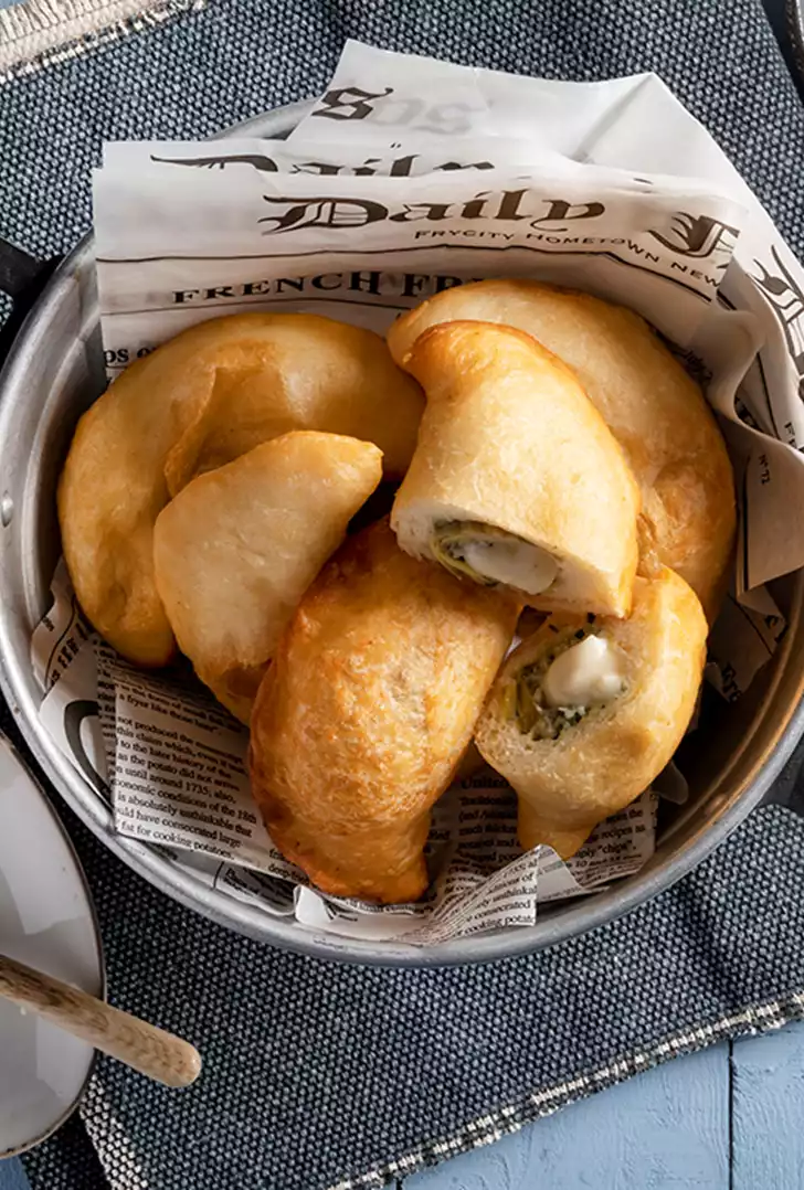 Panzerotti ai carciofi