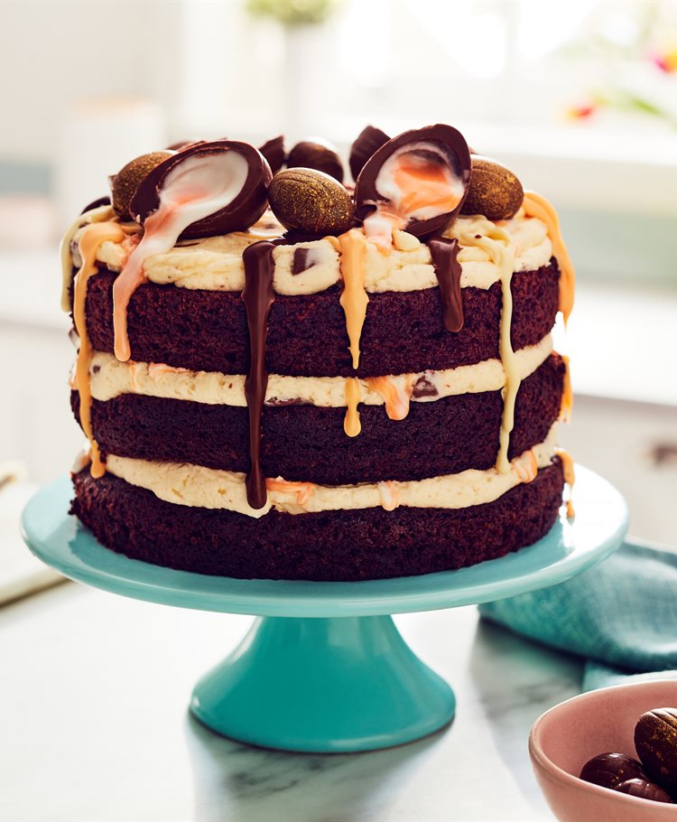 Chocolate Easter Egg Brioche Cake Dessert – St Pierre Bakery