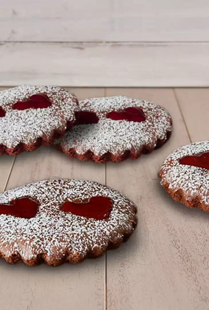 tortine al cacao e cioccolato