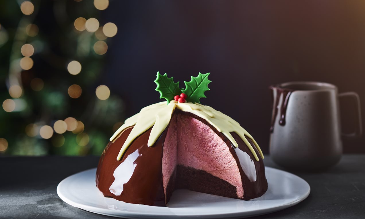 Mirror Glaze Chocolate and Raspberry Bombe Recipe | Dr. Oetker