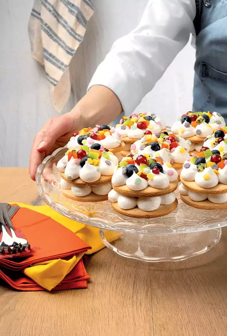 Mini cream tart alla frutta (calendario 2022)