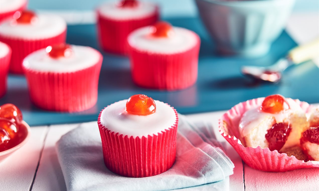 Bakewell Cupcakes