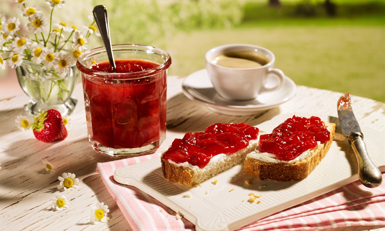 Confiture de fraise au café Recette Dr. Oetker