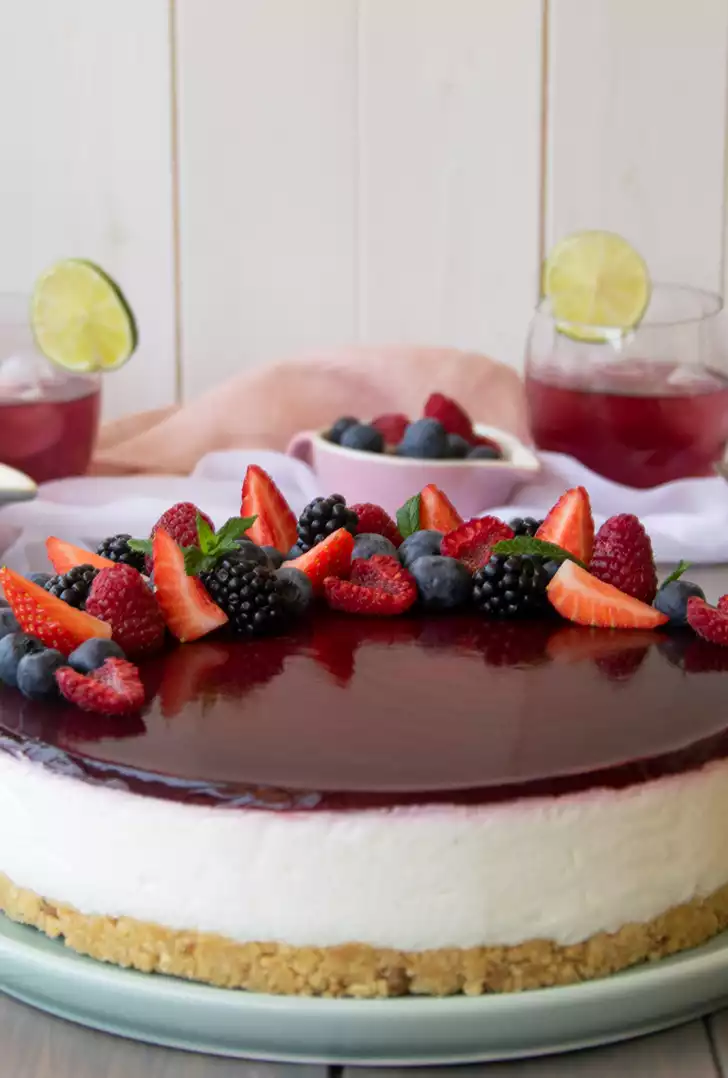 Bavarese alla vaniglia e frutti di bosco