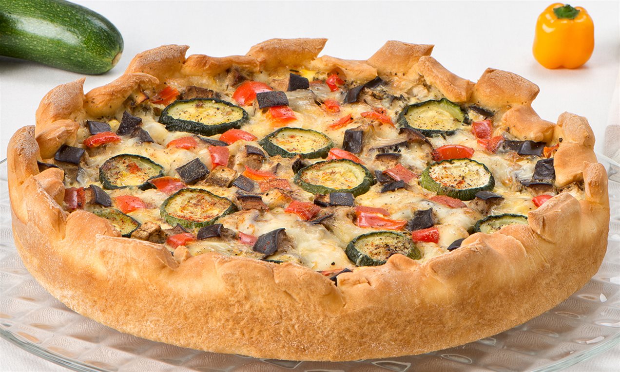 Quiche Marseille con verdure e formaggio