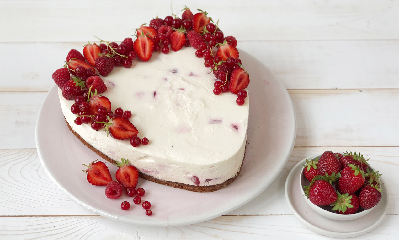 Erdbeerherz Rezept | Dr. Oetker