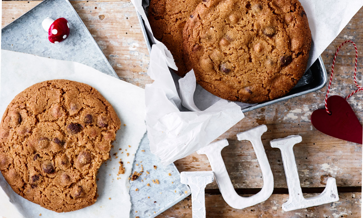 Triple chocolate cookies Opskrift Dr. Oetker